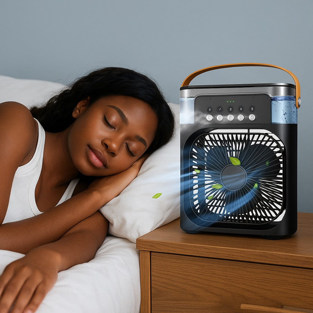 Ventilateur 3-en-1 - Fraîcheur Instantanée