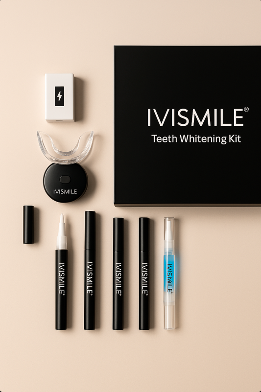 Kit de Blanchiment des Dents Sans Fil à Double Lumière